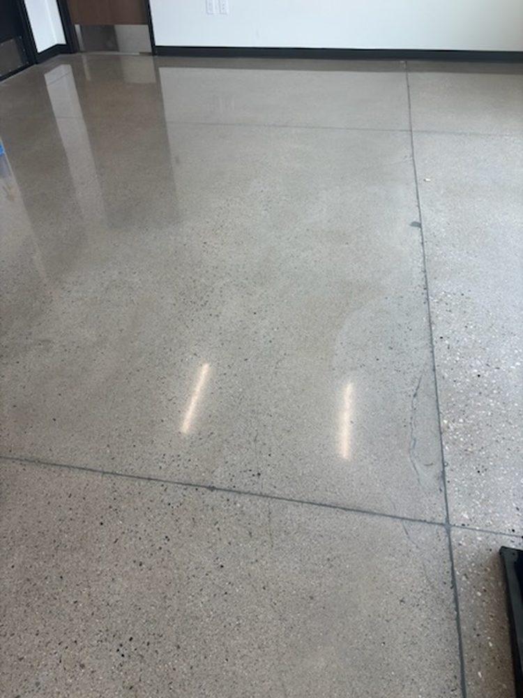 Polished commercial floor